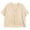Beige, variant on Flowy Button Down Sirts Womens 2026 Summer Plain Short Sleeve V Neck Tops Cotton Linen Beach Clothes Lightweight Tunic