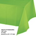 thumbnail image 2 of Pack of 12 Lime Green Disposable Plastic Banquet Party Table Cloth Rolls 108", 2 of 2
