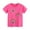 Pink, variant on DAETIROS T Shirt for Little Girls, Comfy Casual Soft Cotton Short Sleeve Cute Basic Crewneck Girls Summer Tees Hot Pink Size 1-8