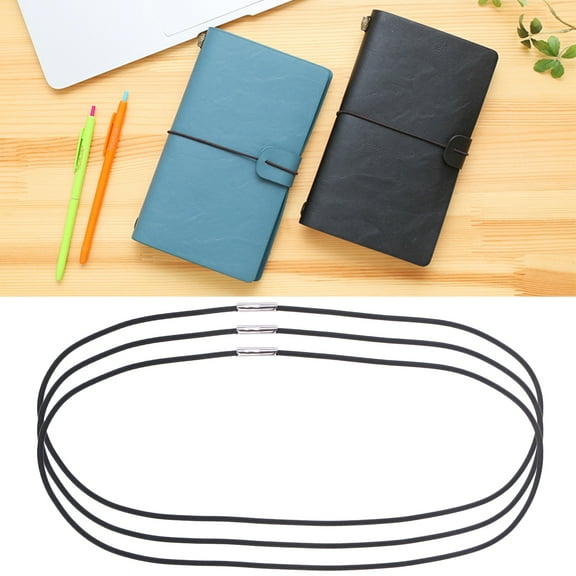 Eease Travel Notebook 6 Pcs Elastic Bands for Journal