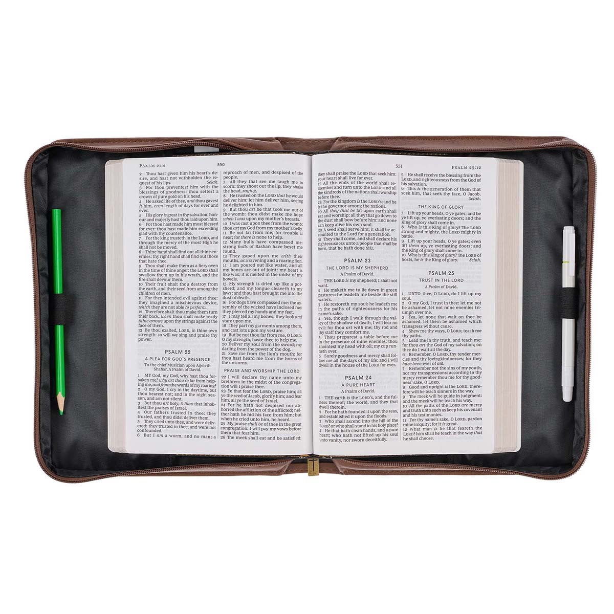 Christian Art Gifts Men's Classic Bible Cover On Wings Like Eagles Mountain Isaiah 40:31, Brown Faux Leather, XL