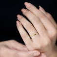 thumbnail image 5 of Rosec Jewels Lab Grown Diamond Infinity Wedding Band (EF-VS Quality) - Braided Eternity Ring - with Jewelry Box, 10K Yellow Gold, US 4.50, 5 of 7