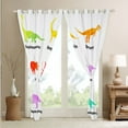 thumbnail image 4 of YST Kids Dino Curtains 52x63 inch,Dinosaur Blackout Curtains for Boys Child,Set of Ancient Dinosaur Curtains & Drapes,Jungle Animal Window Curtains 2 Panels Bedroom Decor, 4 of 6