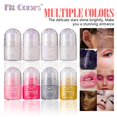 thumbnail image 2 of Sombra de ojos en gel con purpurina plateada y blanca perlada de 25 ml, para cuerpo, rostro, brillo, iluminación, arte, destellos, crema con lentejuelas, decoración para festivales y fiestas, 2 of 5