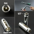 thumbnail image 4 of 7/8'' 22mm O2 Oxygen Sensor Socket Removal Tool Side Wire Cutout 1/2" Drive, 4 of 9