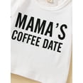 thumbnail image 6 of Bagilaanoe Newborn Baby Boy Short Pants Outfits Short Sleeve I LOVE MY MAMA Letter Print Crew Neck T-Shirt Tops + Tie-Up Shorts 3 6 12 18 24 Months Set, 6 of 9