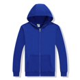 thumbnail image 2 of WEAIXIMIUNG Maternity Shirts Summer Cute Solid Color Pure Lined Hoodie with Zipper Pullover Sweatshirt, 2 of 3