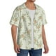 thumbnail image 2 of Balery Rose Camisa Casual de Manga Corta con Botones para Hombre, Texturizada, Estilo Cubano, para Playa, Verano-Medium, 2 of 5