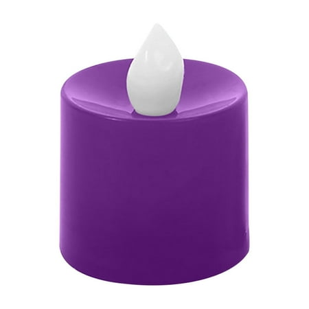 

WPNMASNP Halloween Lights 6 Pcs Classic Candle Night Lights Indoor Home Decorations Table Bedroom Decor Party Supplies Purple Clearance
