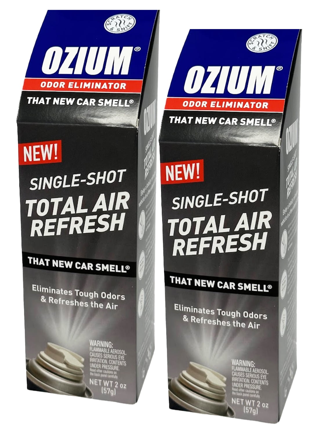 Ozium Air Sanitizer, 2 oz Car Fogger SingleShot Smoke Odor Eliminator