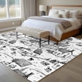 thumbnail image 4 of Large Area Rugs for Living Room Bedroom, Vintage Farmhouse 6'x9' Rug Washable Carpet Runner Indoor Outdoor, Country Farm Houses Cows Sheep Animal Non Slip Floor Mats Rug for Kitchen, Playroom, 4 of 8