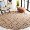 thumbnail image 2 of SAFAVIEH Kilim Mendoza Geometric Area Rug, Beige/Gold, 7' x 7' Round, 2 of 10