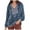 bleu, variante sur Meichang Hauts en Velours à Broderie Florale pour Femmes, Manches Longues Lanterne Vintage, Chandails à Col en V, Grande Taille, T-Shirts Graphiques à Vent National