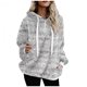 thumbnail image 2 of Puntoco Mujeres Oversize Fuzzy Fleece Sudaderas Con Bolsillos Sudaderas Athletic Sherpa Hoodies Pullover Outwear Liquidación Puntoco Puntoco-8137, 2 of 7