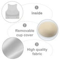 thumbnail image 3 of Camiseta sin mangas con espalda de corredor sexy para mujer Tops cortos con cuello halter Zhivalor BST3013516-1, 3 of 6