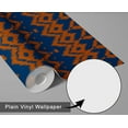 thumbnail image 6 of S4Sassy Modern Ikat Print Wallpaper - Blue Bohemian Walls Covering, 25" x 60" Self-Adhesive Vinyl Wall Paper, Decorative Wallwrap, Easy DIY Walls Covering For Bedroom, Cabinets, Living Spaces, 6 of 9