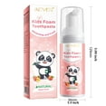 thumbnail image 2 of Aliver Kids Foam Toothpaste - Peach Flavor, Mild Foaming Low Fluoride Toothpaste Mouthwash for Toddler Children, 2 of 5