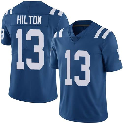NFL_Jerseys Jersey Indianapolis''Colts''Men #1 Pat McAfee 13 T.Y. Hilton 25  Marlon Mack 56 Quenton Nelson 53 Leonard''NFL'' Limited Jersey 
