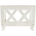 thumbnail image 2 of Frenchi Home Furnishing Contemporary Magazine Rack, White, 2 of 5