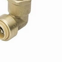 B&K Industries Brass Push Fit Female Elbow Pipe Fitting - 1/2 In.