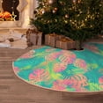thumbnail image 6 of KLL Colorful Palm Leaves Christmas Tree Skirt 48" ,Party Decorations Farmhouse for Christmas Decorations Holiday Party, 6 of 6
