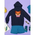 thumbnail image 3 of Fox With Green Eyes Hoodie Juniors -Image by Shutterstock,  x-Large, 3 of 4