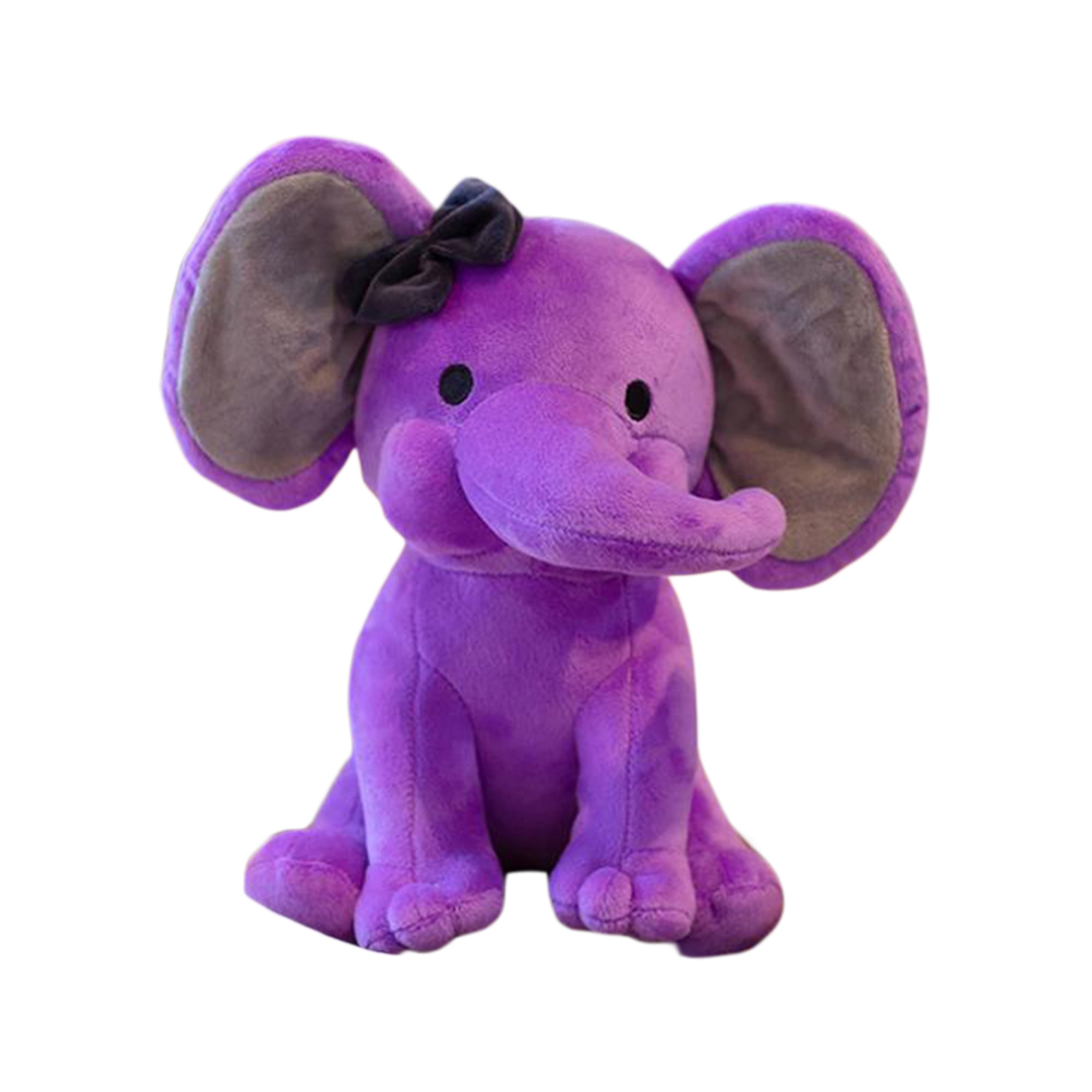 Baby 9.8 inches Elephant Plush Stuffed Animal Toy Throw Pillow for Sleeping 