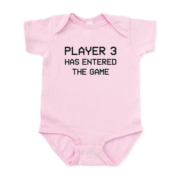 CafePress - Player 3 Has Entered The Game Infant Body Suit - Baby Light Bodysuit, Size Newborn - 24 Months