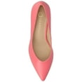 thumbnail image 4 of Journee Womens Pammie Slip On Pointed Toe Kitten Heel Pumps, Widths Available, 4 of 9
