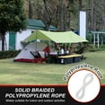 thumbnail image 5 of Uxcell 1/4 Inch 150 Feet Polypropylene Rope,Solid Braided Utility Rope for Camping,Flag Pole,Clothesline,Outdoor,White, 5 of 6