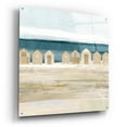 thumbnail image 2 of Epic Art 'Stone Bay Huts II' by Flora Kouta Acrylic Glass Wall Art, 36"x36", 2 of 8