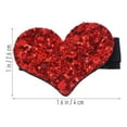 thumbnail image 5 of NIAIZEK Hair Styling Accessories for Women Heart Hair Clips for Wedding 1Pack, 5 of 7