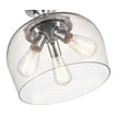 thumbnail image 4 of 9713-MB Millennium Lighting Ashford - 3 Light Semi-Flush Mount-11.5 Inch Tall and 13 Inch Wide-Matte Black Finish, 4 of 6