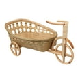 thumbnail image 4 of 1PC Handmade Bamboo Woven Storage Basket Tricycle Shape Storage Holder Container for Fruit Candy (Style F), 4 of 8