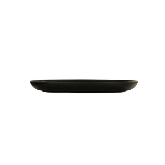 Cal Mil Oslo Melamine Black Square Plate, 10 inch Width x 10 inch Depth x 1 inch Height -- 6 per case.