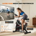 thumbnail image 6 of MERACH Exercise Bike Magnetic Indoor Cycling Bike with 350lbs Weight Capacity & 40 lbs Flywheel LED Monitor Free APP, Stationary Bike for Cardio Workout, 6 of 7