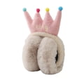 thumbnail image 1 of FOCUSNORM Cache-Oreilles Chauds d'Hiver pour Femmes Mignons Cache-Oreilles Couronne Cache-Oreilles Pliables Bandeau, 1 of 7