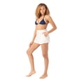 thumbnail image 2 of Roxy Stripe Out Cover Up Short - Size Xl - Color: Egret, 2 of 5