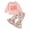 Pink, variant on Musuos Baby Girls Christmas Outfits 12 18 24M 3 4T Long Sleeve Letter Print Sweatshirt and Cookies Print Flared Pants Set