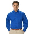 thumbnail image 1 of BlueGeneration Mens Long Sleeve Tall Teflon Twill - Turquoise Extra Large Tall Solid, 1 of 1