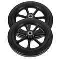 thumbnail image 5 of DINHEAROM 2Pcs Black PVC Wheelchair Wheels for Easy Installation 7 Inches Universal Design, 5 of 8