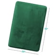 thumbnail image 3 of 1 Large Clara Clark Bath Mat Bathroom Rug - Absorbent Memory Foam Bath Rugs - Non-Slip, Thick, Cozy Velvet Feel Microfiber Bathrug, Plush Shower, Toilet- Floor Bathmats Carpet - Hunter Green - 20"x32", 3 of 6