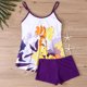 thumbnail image 4 of Traje de baño tankini de verano para mujer, talla grande, estampado, bikini dividido, traje de baño de dos piezas para mujer, trajes de baño tankini para mujer, traje de baño de 2 piezas para mujer, t, 4 of 6