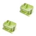 thumbnail image 3 of Transemion Makeup Sponge Bracket 2 Compartment Detachable Puff Draining Holder Green 2Set, 3 of 6