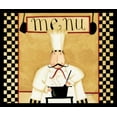 thumbnail image 2 of DiPaolo, Dan 23x20 Black Ornate Wood Framed with Double Matting Museum Art Print Titled - No Menu, 2 of 4
