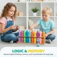 thumbnail image 3 of Meitianfacai Color Matching Memory Game Bottle Sorting Activity Educational Toy for Cognitive Development Pattern Recognition Skill Building Interactive Play Experience for Family Entertainment, 3 of 7