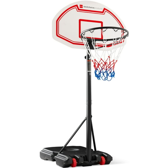 Canasta de baloncesto Best Choice Products para niños, ajustable en altura