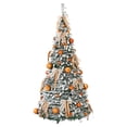 thumbnail image 1 of 6 Ft Pops Up Christmas Tree with Lights: Pre-lit Collapsible Tree for Home Decor, 1 of 6