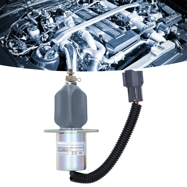 Fuel Shut Off Solenoid, ABS Fuel Stop Solenoid Valve 1751ES-12A3UC12BIS Stable High Sensitivity Interference Prevention For R335-7