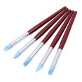 thumbnail image 3 of 5 uds moldeadores para esculpir colores de arcilla – bolígrafo moldeador con punta de goma Flexible que limpia los pinceles para pintar herramientas para tallar, 3 of 5